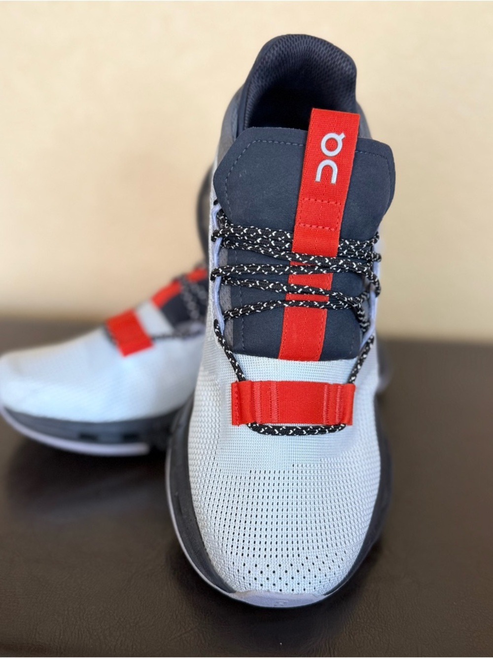 On Running Cloudnova Lightweight Sneakers in Grey and Orange